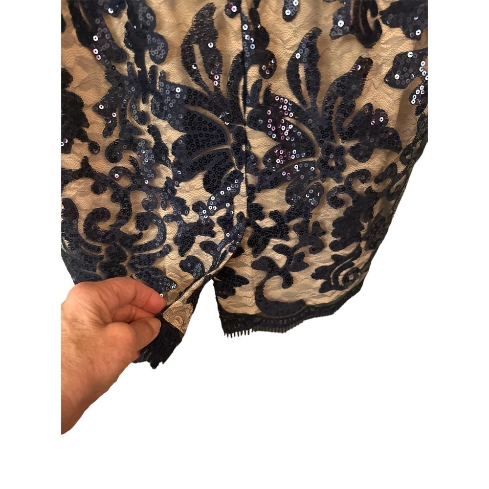 Eva Franco Vaughn Dress in Iris Sequin Size 8 NWT Sample - Picture 6 of 10